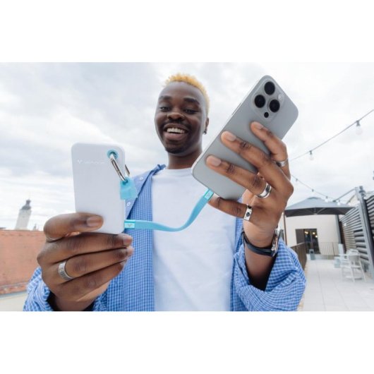 Disque Dur Verbatim Pocket SSD 1TB Externe USB-C 1000MB/s Bleu Blanc