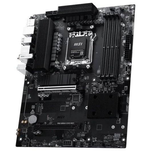 Placa Base MSI PRO B850-S EVO WIFI AMD B850 AM5 DDR5 ATX WiFi 7 PCIe 5.0 2.5GbE M.2 RAID