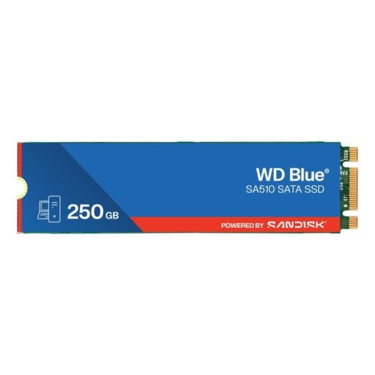 Disque Dur WD Blue SA510 250GB M.2 SATA III 560MB/s 3D NAND
