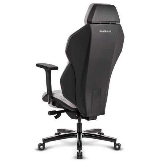 Cadeira gaming Quersus ICOS 1.1 cinza tecido ignífugo apoios 4D