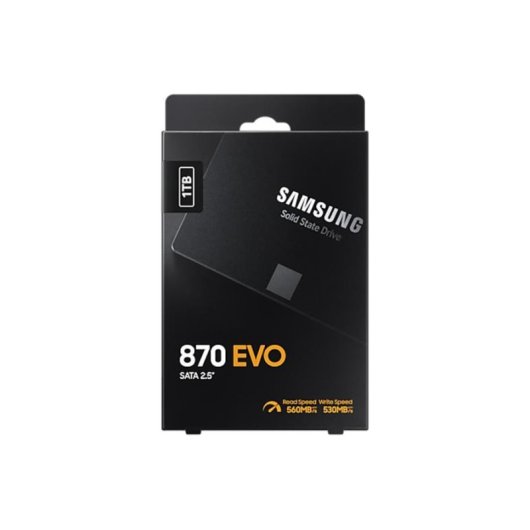 Disque Dur Samsung 870 EVO 1TB SSD 2.5 SATA III 560 MB/s AES