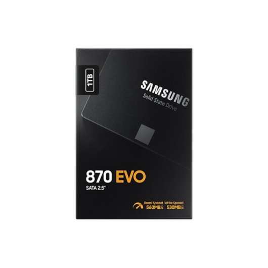 Disque Dur Samsung 870 EVO 1TB SSD 2.5 SATA III 560 MB/s AES