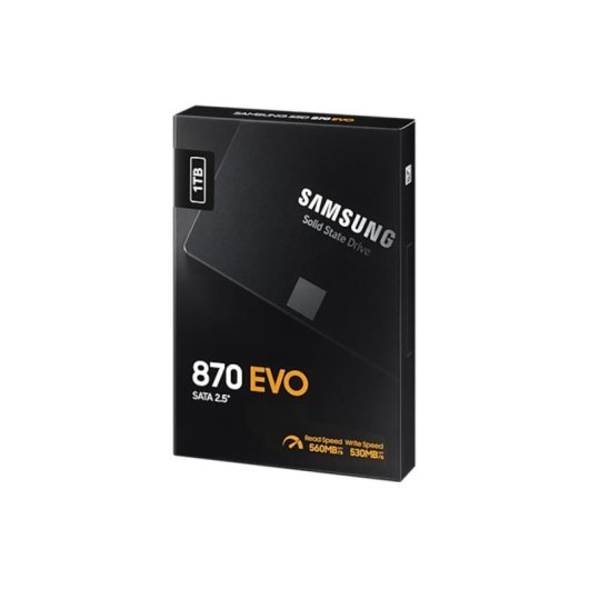 Disque Dur Samsung 870 EVO 1TB SSD 2.5 SATA III 560 MB/s AES