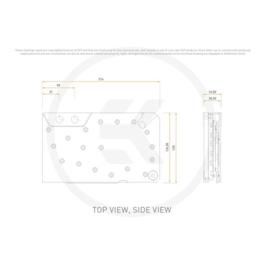 Refrigeration Liquide EKWB Quantum Vector FE RTX 5090 214mm Backplate GPU