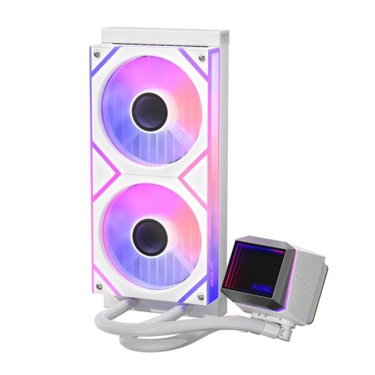 Refrigeration Liquide Adata XPG Levante II 240mm 2 Ventilateurs ARGB Blanc