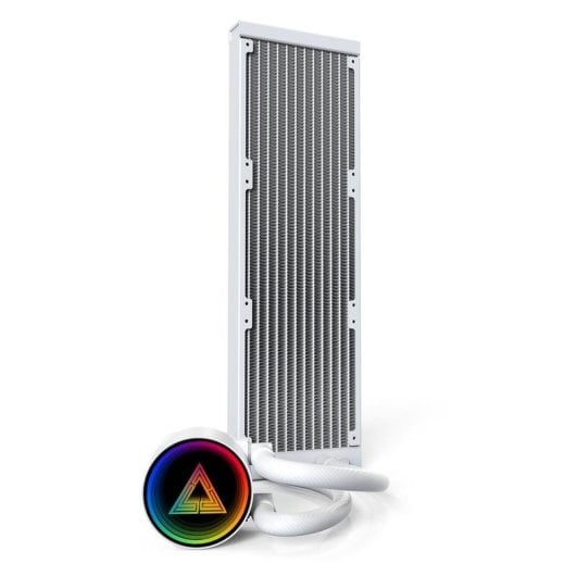 Refrigeração Líquida Montech LightFlow ARGB 360mm 3 Ventoinhas RGB Branco