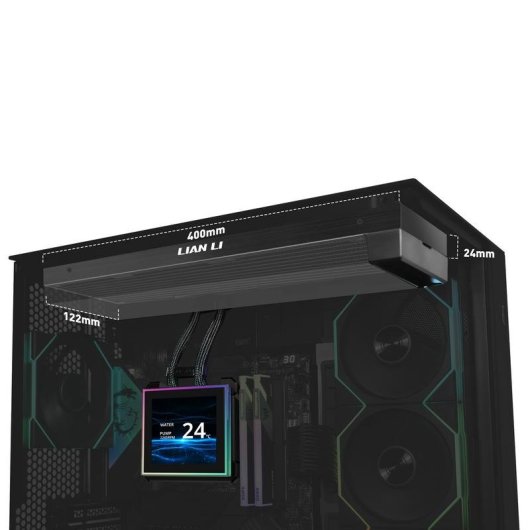 Refrigeration Liquide Lian-Li HydroShift II LCD-S 360mm 3 Ventilateurs RGB IPS