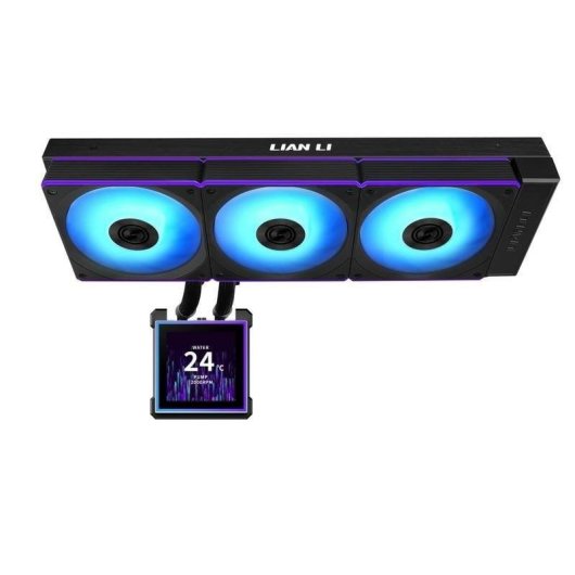 Refrigeración Líquida Lian-Li HydroShift II LCD-S 360 mm 3 Ventiladores RGB Ecrã IPS