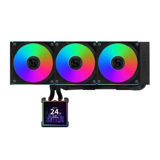Refrigeración Líquida Lian-Li HydroShift II LCD-S 360 mm 3 Ventiladores RGB Ecrã IPS
