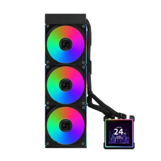 Refrigeración Líquida Lian-Li HydroShift II LCD-S 360 mm 3 Ventiladores RGB Ecrã IPS