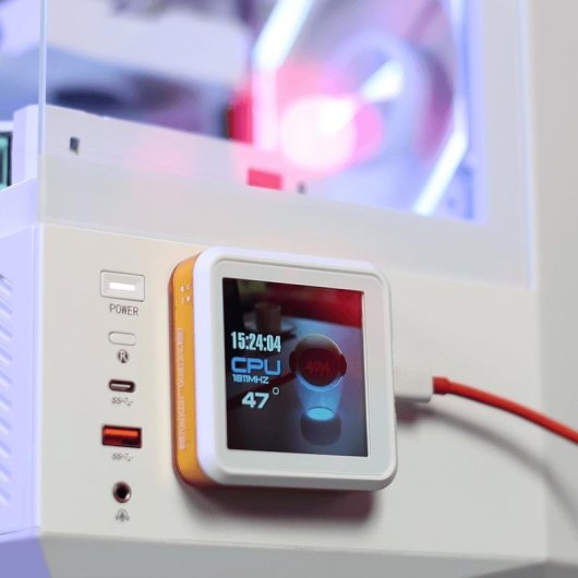 Wasserkühlung darkFlash DE360 360mm 3 Lüfter IPS Display ARGB Weiß