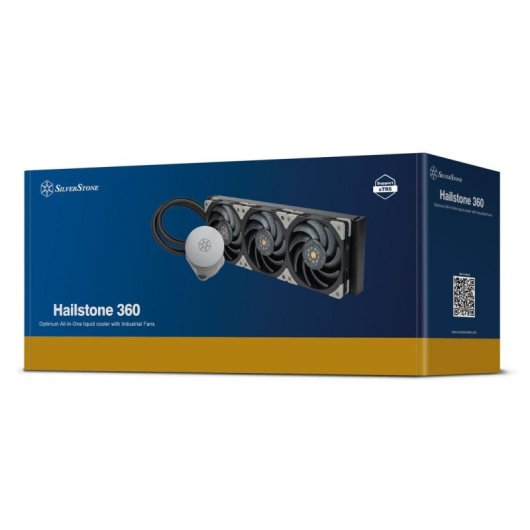 Refrigerazione Liquida Silverstone Hailstone 360 360mm 3 Ventole PWM Nero