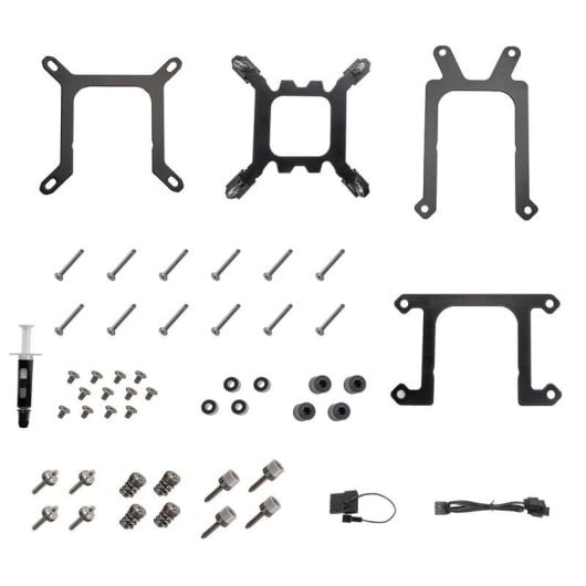 Refrigerazione Liquida Silverstone Hailstone 360 360mm 3 Ventole PWM Nero