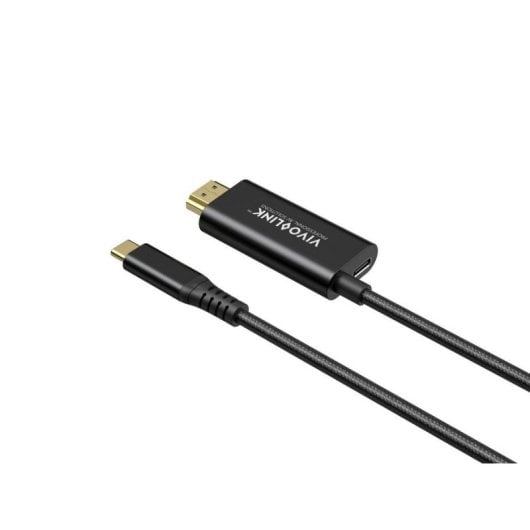 Cable HDMI Vivolink PROUSBCHDMIMM2-CHARGE USB-C a HDMI 4K 2m PD 100W