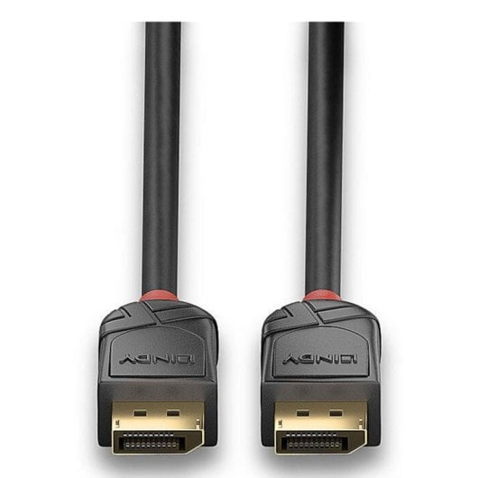 Câble DisplayPort Lindy 36516 1 m 8K 60 Hz bidirectionnel blindé