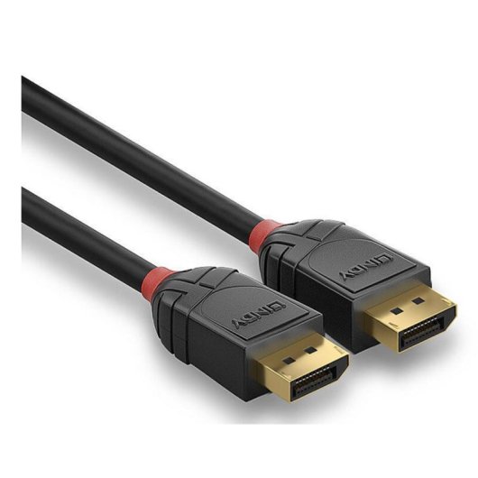 Cable DisplayPort Lindy 36515 0,5 m 8K 60Hz Noir nickel