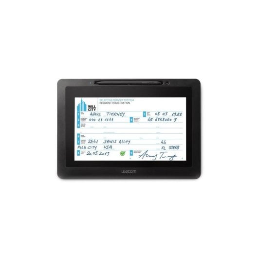 Tablet gráfica Wacom DTU-1031AX LCD 10.1 polegadas preta com stylus