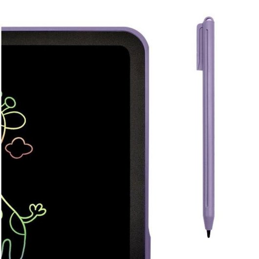Tablette d ecriture Celly KIDSBOARDPK rose multicolore etanche stylet inclus