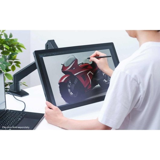 Tableta gráfica Wacom Cintiq 24 pantalla IPS 24" 8192 niveles presión USB