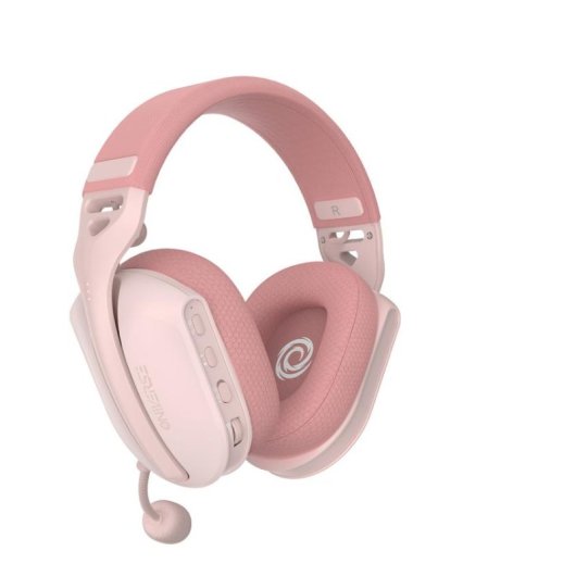Auriculares Oniverse Polaris sem fios e com fio Bluetooth USB-C Gaming Surround 7.1 Rosa