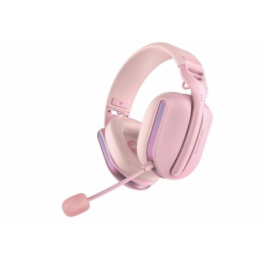 Auriculares Oniverse Polaris sem fios e com fio Bluetooth USB-C Gaming Surround 7.1 Rosa