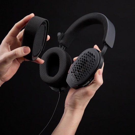 Auriculares Nacon Gaming RIG R5 Pro HS com fio áudio alta fidelidade microfone preto