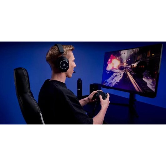 Auriculares Nacon Gaming RIG R5 Pro HS com fio áudio alta fidelidade microfone preto