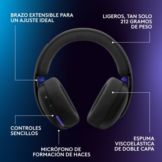Auriculaires Logitech G G325 sans fil Bluetooth RF Gaming Microphone Noir