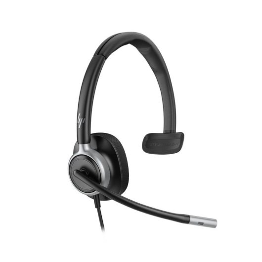 Auriculares Poly Mission 615 con cable USB-A/USB-C, Cancelación de Ruido, Micrófono, uso oficina, negros