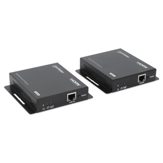Switch KVM Manhattan HDMI 1080p su IP 120 m Cat6 USB-A Nero