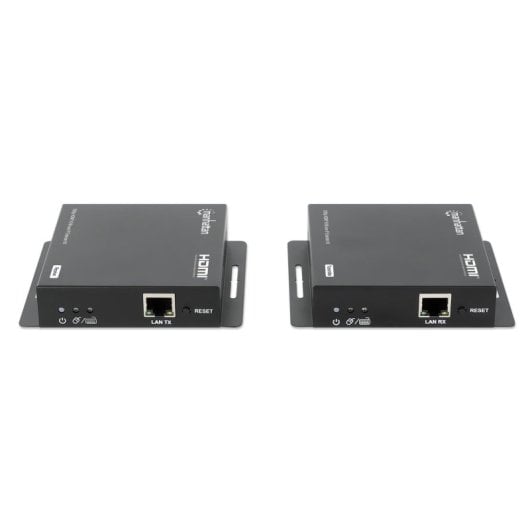 Switch KVM Manhattan HDMI 1080p su IP 120 m Cat6 USB-A Nero
