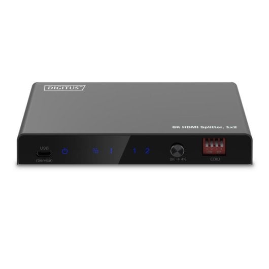Diviseur HDMI Digitus DS-55339 8K 1x2 extraction audio EDID