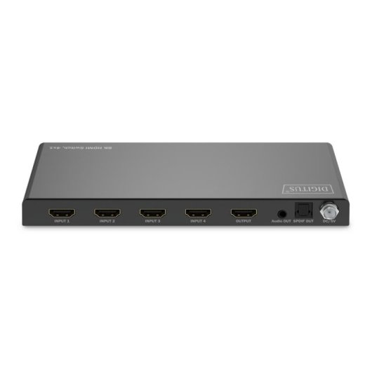 Switch HDMI Digitus DS-55335 8K 4x1 HDR Audio Estraibile Telecomando