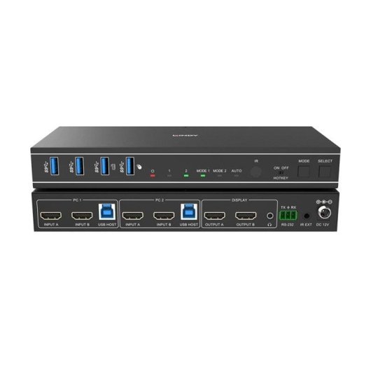 KVM Switch Lindy 39314 HDMI 4K Ultra HD USB Audio 4 Ports