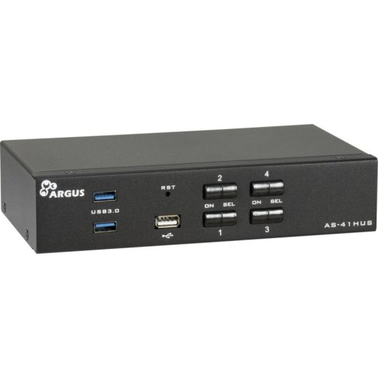 Switch KVM Intertech AS-41HUS HDMI 4K USB Audio 4 Porte
