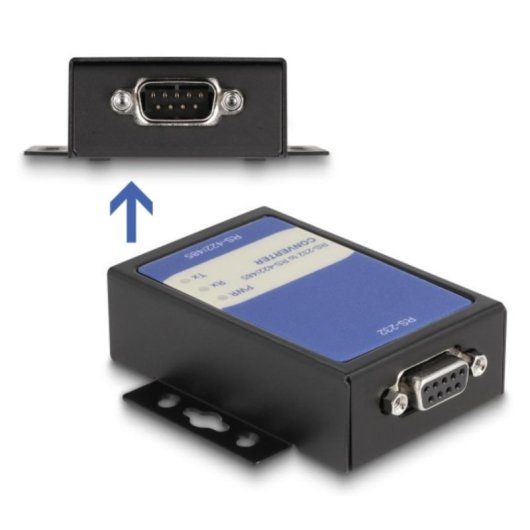 Konverter Delock 64265 RS-232 auf RS-422 485 Metallgehäuse ESD