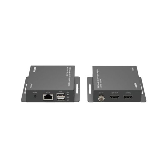 Switch KVM MicroConnect MC-HDMIKVMEXT-70M HDMI 4K USB LAN IR