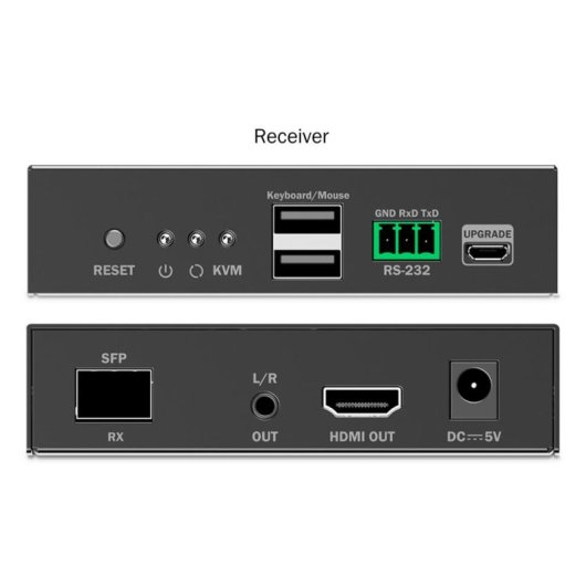 Extenseur KVM Digitus DS-55348 HDMI 4K 60Hz fibre optique 40 km