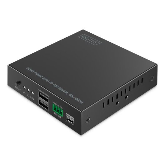 Ricevitore KVM IP fibra Digitus DS-55349 HDMI 4K 60Hz bassa latenza