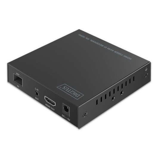 Ricevitore KVM IP fibra Digitus DS-55349 HDMI 4K 60Hz bassa latenza