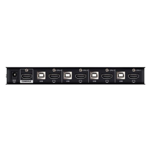 Interruptor KVM Aten CS784H 4K HDMI 4 Puertos USB Audio Hub