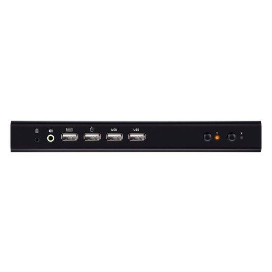 KVM Switch Aten CS742H Dual HDMI 4K USB Hub Selector Remoto Incluido