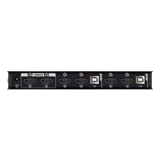 KVM Switch Aten CS742H Dual HDMI 4K USB Hub Selector Remoto Incluido