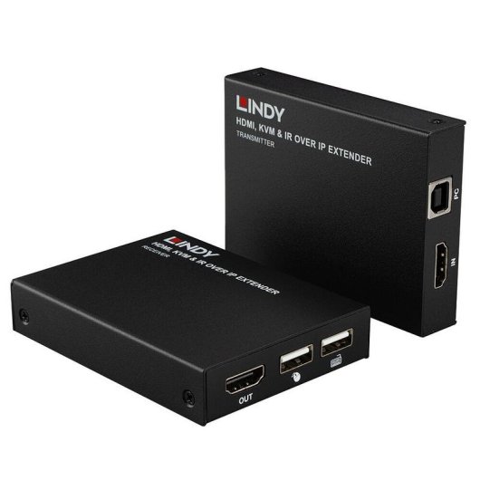 Extender KVM Lindy 39320 HDMI USB Cat6 150 m Nero Metallo