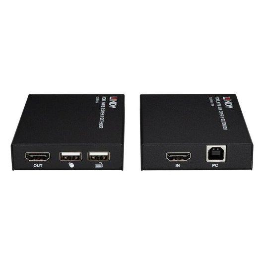 Extender KVM Lindy 39320 HDMI USB Cat6 150 m Nero Metallo