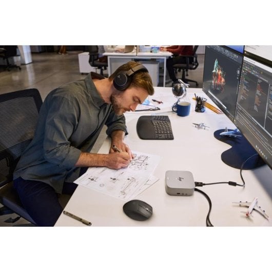 Ratón HP B8YX3AA Bluetooth 6 Botões Preto Clique Silencioso Recarregável