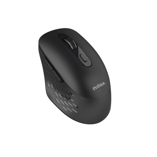 Ratón Nilox Dual Wireless Bluetooth USB 1600DPI Nero 6 Pulsanti Ergonomico