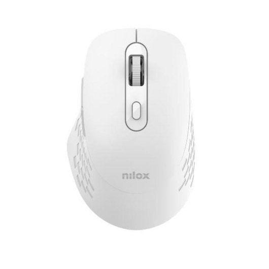 Ratón Nilox NXMODWI02 Dual Wireless Bluetooth USB 1600DPI Bianco 6 Pulsanti Silenzioso