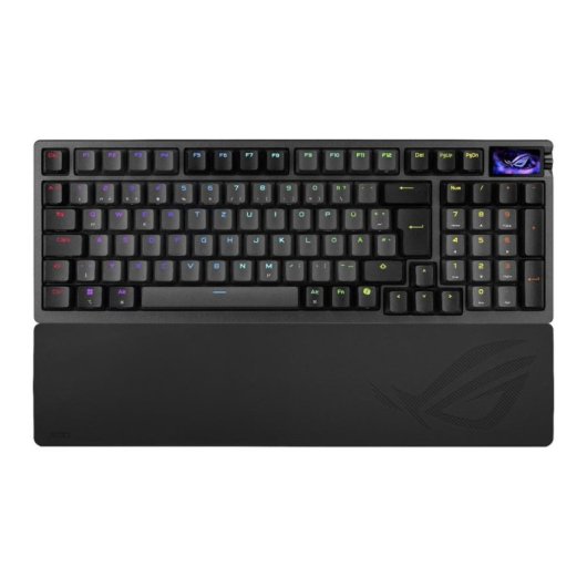 Teclado ASUS ROG Azoth 96 HE magnético Hall Effect QWERTZ RGB inalámbrico y OLED