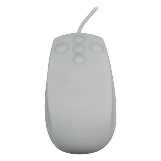 Ratón MCL MP2B99AZZZZSS269W USB PS/2 800 DPI Blanc IP68 Silicone